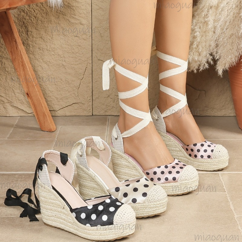 2026 New Spring Summer Women's - огляд і ціна Ribbon Tie Heel