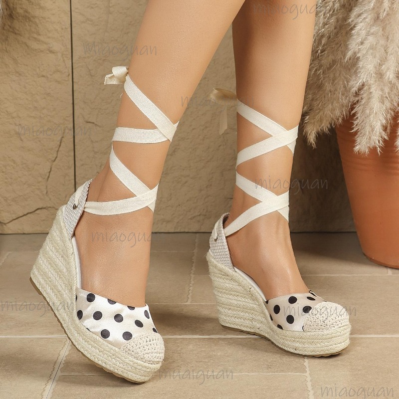 2026 New Spring Summer Women's - огляд і ціна Ribbon Tie Heel