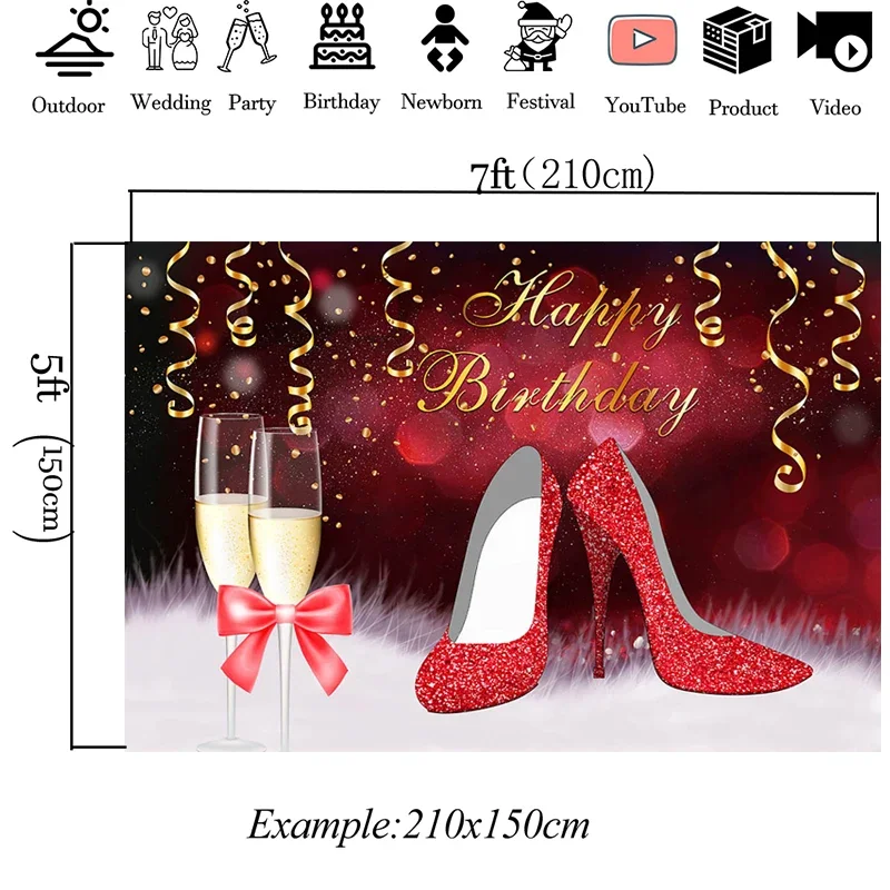 Mocsicka Women Birthday Decora - огляд і ціна Ribbon Tie Heel