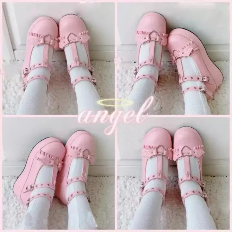 New Sweet Heart Buckle Wedges  - огляд і ціна Slingback Pumps Women