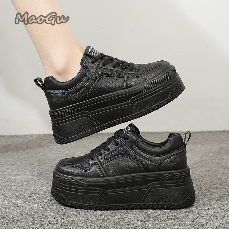 Height Increasing Platform Whi - огляд і ціна Platform Sneakers Chunky