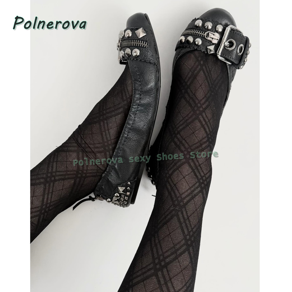 Rivet Belt Buckle Mary Jane Sh - огляд і ціна Slingback Pumps Women