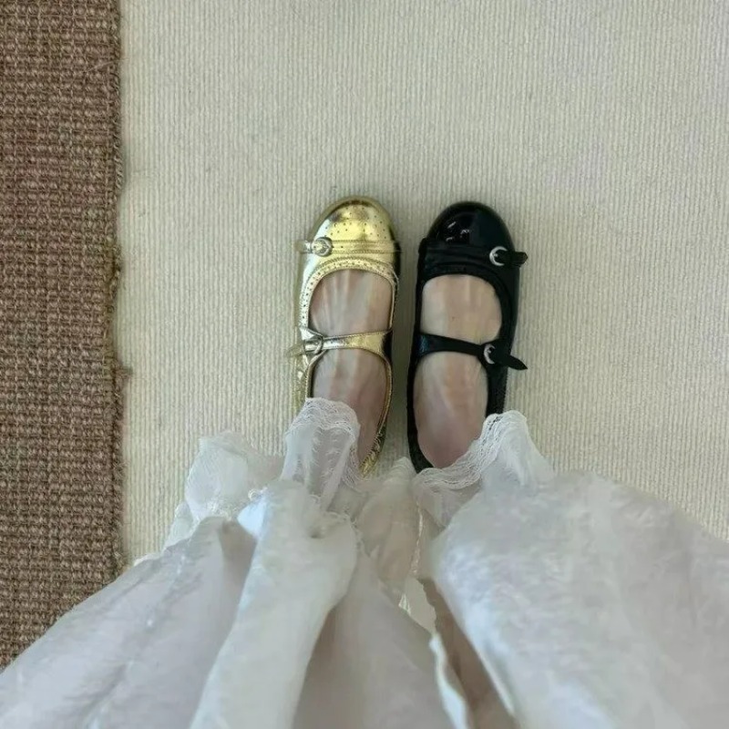 Vintage Metal Buckle Leather M - огляд і ціна Slingback Pumps Women