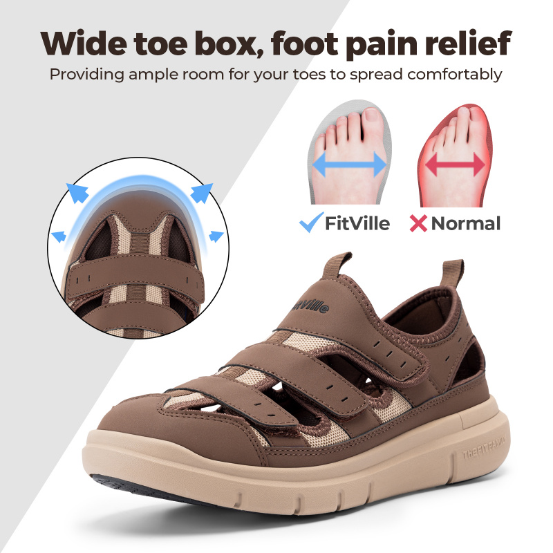 Summer Men'S Sandals Widened D - огляд і ціна Women'S Shoes With Plantar Fasciitis